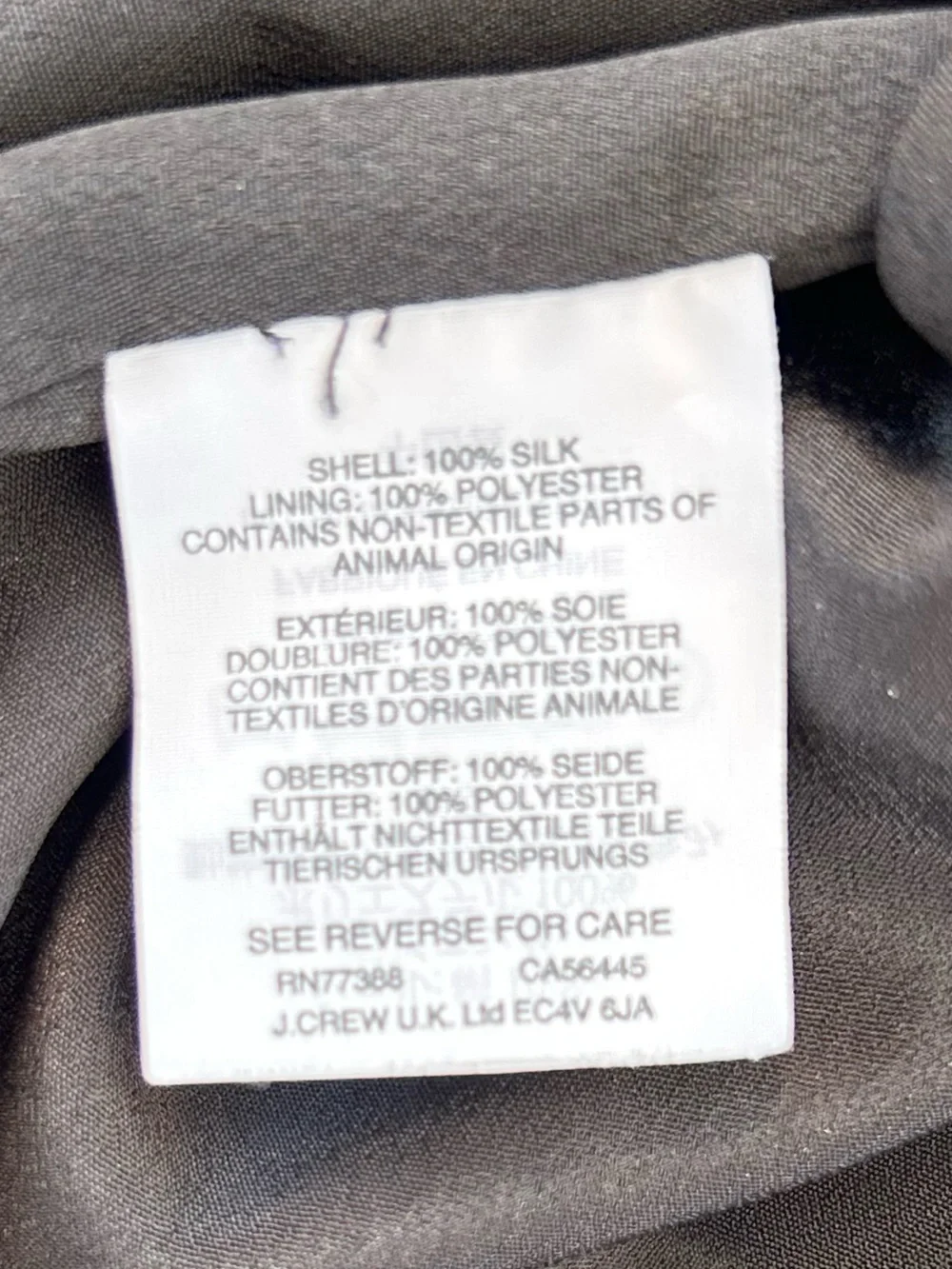 J. Crew button placket